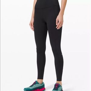 lululemon black fast and free leggings